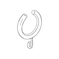 pba 01 Duschvorhangring aus Nylon