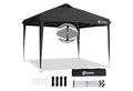 Sekey Faltpavillon 3x3 Wasserdicht Pop Up Pavillon mit Belüftung, Partyzelt UV-Schutz 50+, 3 wählbare Höhen: 240cm, 250cm und 260cm, Stabil und Windfest