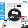 Beko B5WF69410W Waschmaschine Weiß 9Kg AddXtra HomeWhiz SteamCure 2ML