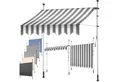 KESSER Klemmmarkise mit Handkurbel für Terrasse, Balkon & Garten UV-beständig, höhenverstellbar und wasserabweisend