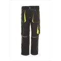 Planam  Junior Bundhose anthrazit/gelb Gr. 122/128, 6110122