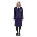 Chaks - Wednesday Schuluniform Enid Sinclair, 3-teiliges Kostüm für Erwachsene, Outfit für Halloween und Karneval