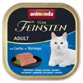 Katzenfutter Nass 6x100g Lachs & Shrimps getreidefrei animonda vom Feinsten