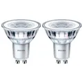 2 x Philips LED Leuchtmittel Glas Reflektor 3,5W = 35W GU10 255lm warmweiß 2700K