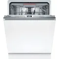 Bosch SMV6YCX02E Serie 6, Vollintegrierter Geschirrspüler, 60 cm, - Silber