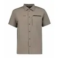 Icepeak Funktionsshirt H FUNKTIONSHEMD BOXFORD mit Brusttasche mit Reißverschluss, 4-Wege-Stretchmaterial grau M (50)