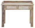 Home affaire Schreibtisch Lavin, Mangoholz, mit dekorativen Schnitzereien, Handgefertigt, Breite 111 cm
