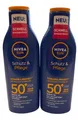 2x NIVEA SUN  Schutz & Pflege, CITRACELL-PROTECT LSF 50, Sonnenmilch (2x200ml)