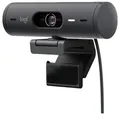 Logitech Webcam Klemm-Halterung Stereo-Mic Integrierte Abdeckblende Brio 500 Full HD-Webcam