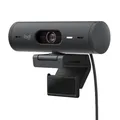 Logitech Brio 500, Webcam schwarz, Graphite