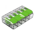 Schnellkupplung mit Hebel 5x 0,2-4mm2 transparent 221-425