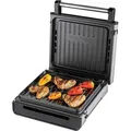 GEORGE FOREMAN Kontaktgrill Smokeless 28000-56 Sandwich Panini Maker Tischgrill - Silber