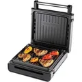 RUSSELL HOBBS Kontaktgrill Smokeless 28000-56 Sandwich Panini Maker Tischgrill silberfarben