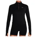 Nike - Women's Tempo Dri-Fit Half-Zip Top - Laufshirt Gr S schwarz