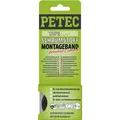 PETEC Schaumstoffband schwarz Montageband doppelseitig Doppelseitiges Klebeband 2m Schaumstoff selbstklebend Klebestreifen Wand Doppelklebeband 87122
