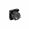 BACH Flächenstecker 911.170 Winkel/Fläche schwarz