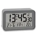 Digitaler Funkwecker mit Licht | Wecker mit Temperaturanzeige und Kalender | ...