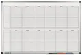 Legamaster 7-414000 Premium Projektplaner, UV-gehärtetes Whiteboard; Jahresplaner im Halbjahresformat mit 20 Zeilen, 90 x 60 cm