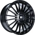 1000 Miglia MM1022 black polished 8x19 ET45 - LK5/108 ML73.1 Alufelge schwarz