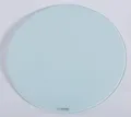 Euro Tische Glasplatte und Tischplatte in 30cm Rund Gestalt, Glasboden mit 6mm ESG Sicherheitsglas, Perfekt Geeignet als Tischplatte, Bodenplatte (Weiß)