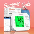 iHealth Track Vernetztes Oberarm-Blutdruckmessgerät, mit einer einstellbaren