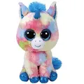 Ty Plüsch - Beanie Boos Med - Blitz, Einhorn blau/bunt - Bunt