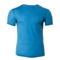 OCCULTO Funktionsshirt Herren 100% Merino Shirt (Modell: Montreal) (1-tlg) blau S