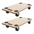 SCHEPERS (2Stück) Rollbrett Transportroller Möbelroller Roller für Möbel Transporter Tischtransportwagen max. 200kg