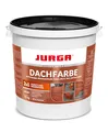JURGA Dachfarbe 25 Kg Ziegelrot (≈62m²) 2 in 1: Deko & Schutz, Sockelfarbe, Betonfarbe, UV- und Witterungsbeständig, Hohe Elastizität, Einfache Anwendung, LF-frei, Innen- und Außen