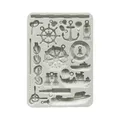 Stamperia Silikonform A5 Silent Sea Rudders Boats 22 Motive Gießform Maritim