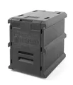 HENDI Catering Container, mit 8 Einschüben für GN-Behältern mit einem Abstand von 61mm, Thermo frontlader, 100L, 635x465x(H)660mm, Polypropylen, 100 liter