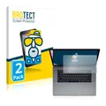 2x Schutzfolie Entspiegelt für Apple MacBook Pro 15" 2019 (Touch Trackpad) Matt 