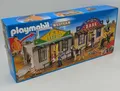 PLAYMOBIL 4398 Western City Mitnehm-Koffer Bank Sheriff Office Cowboy NEU
