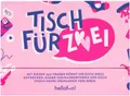 Hellofun! | Tisch für Zwei | Quiz für Paare | Paar Spiele für Paare | Gesellschaftsspiele für Erwachsene | Paarspiel Erwachsene | Spiel der Liebe | Ich liebe dich Geschenk | Für 2 Personen ab 18