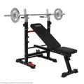 HAMMER Hantelbank Force 4.0 mit Rack, Schrägbank, bis max. 180 kg Körpergewicht