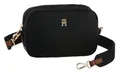 Tommy Hilfiger Mini Bag POPETTE CAMERA BAG, Damen Umhängetasche, Schultertasche mit TH-Schmuckelement