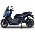 STORMBORN Elektro-Motorrad ALEX R - 5kW Motor mit herausnehmbaren Akkus Mattblau / schwarz