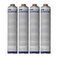 CFH Universaldruckgasdose AT 7500 – 4 Stück, Druck Gas Dose mit Anschraubgewinde nach DIN EN 417, Propan/Butan-Gasgemisch (30%/70%), 4X Inhalt 420 g, Für Gasgeräte mit Schraubanschluss nach DIN 521