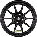 4x Sparco Assetto Gara matt black 7x17 ET42 - LK4/100 ML63.3 Felge Alu