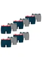 PUMA Boxer Boxershorts Men Herren Everyday Unterhose Unterwäsche 10er Pack, Farbe:Navy/Grey Melange, Bekleidungsgröße:XXL