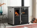 Teba Therm Festbrennstoffherd Automatik-Dauerbrand Küchenofen Holz- u. Kohleherd TKS-18, 10,00 kW, Energieeffizienzklasse A+