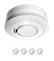 Ei Electronics Ei650 Rauchwarnmelder, Rauchmelder im 4er Set, Stand-Alone-Gerät mit Batterie für 10 Jahre, Testsieger Stiftung Warentest, weiß