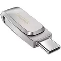 Ultra Dual Drive Luxe 1 TB, USB-Stick silber, USB-A 3.2 Gen 1, USB-C 3.2 Gen 1