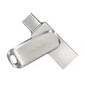 SANDISK Ultra Dual Drive Luxe USB-Stick, 1 TB, 400 MB/s, Silber