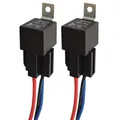 Gebildet 12V 40A SPST 4-Pin Auto Relais 12AWG Steckdose 4-Polig KFZ Fahrzeug