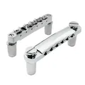 Musiclily ABR-1 Tune-O-Matic Brücke & Saitenhalter für Les Paul LP Gitarre Chrom