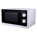 Sharp R-600WW Mikrowellenherd Flache Oberfläche Kombi-Mikrowelle 20 L 800 W Schwarz, Weiss (20 l) (R-600WW)