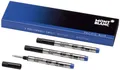 Montblanc® 124505 Tintenrollermine Mozart - M, small, pacific blue, 3 Stück