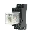 sourcing map AC 6 V Coil 4PDT Allgemeine Power Relay 14 Pin MY4J 5 A 240 VAC/28VDC W Basis Sockel de