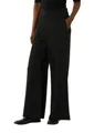 comma Jogger Pants mit weitem Bein, Sommerhose